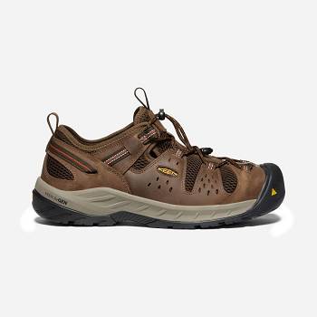 KEEN Férfi Atlanta Cool II (Steel Toe) Munkavédelmi Cipő Barna